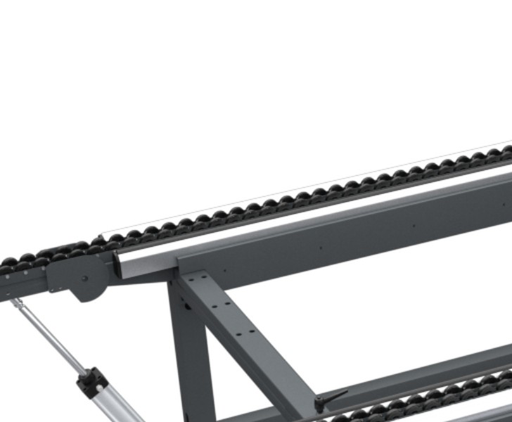 Aluminum Module Bench Support surface in soft nonslip PVC Tekna